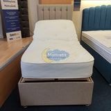 Memory foam mattress for adjustable electric beds